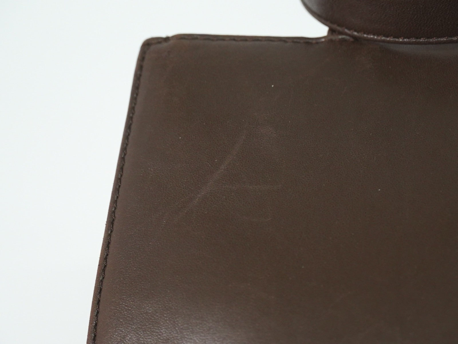 Loewe Vintage Anagram Handbag Leather Brown Leather Handbag (Pre-Owned)
