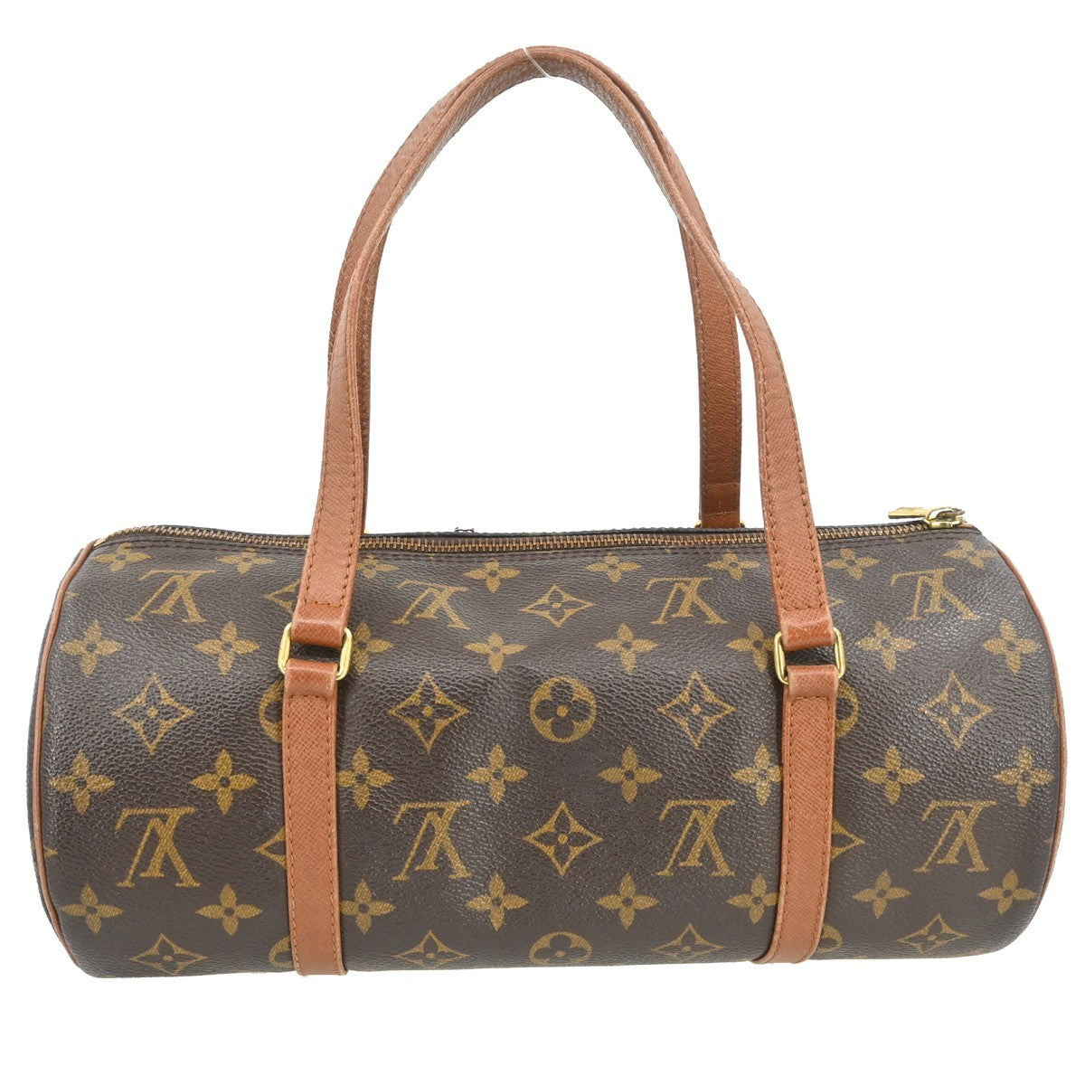 Louis Vuitton Papillon Handbag Monogram Canvas Brown Canvas Handbag (Pre-Owned)