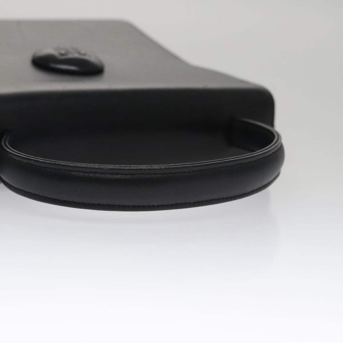 Givenchy Vintage 4G Handbag Leather Black Leather Handbag (Pre-Owned)