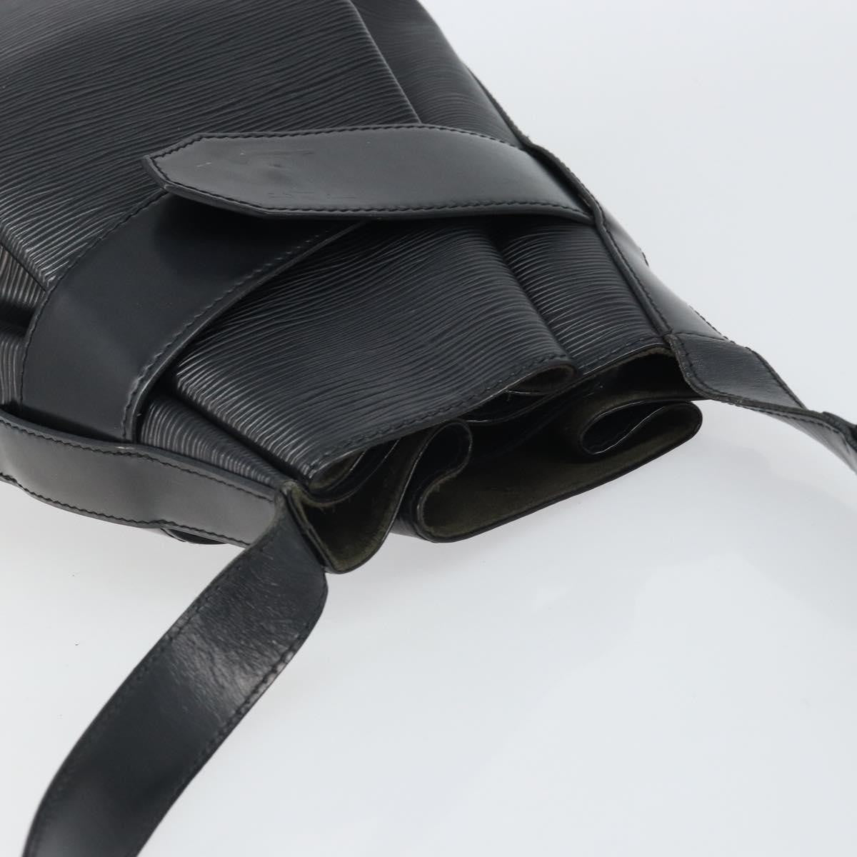 Louis Vuitton Vintage Sac D'epaule Handbag Epi Leather Black Leather Shoulder Bag Bag (Pre-Owned)