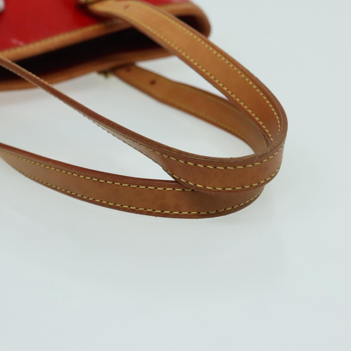 Louis Vuitton Bucket Bag Monogram Vernis Red Patent_Leather Shoulder Bag Bag (Pre-Owned)