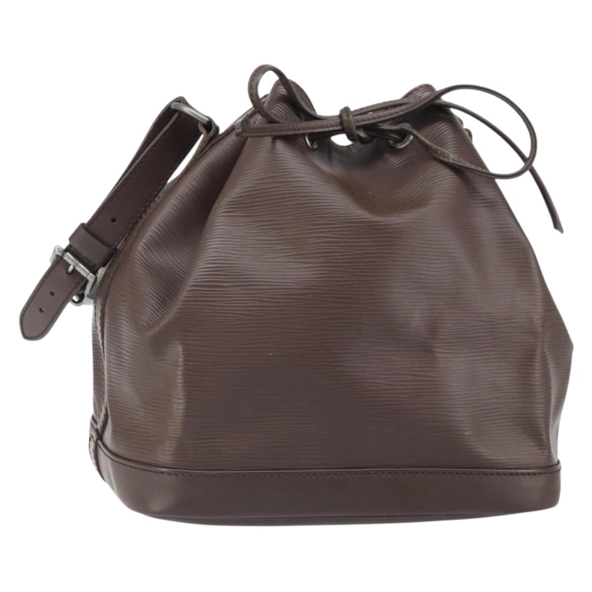 Louis Vuitton Noe Handbag Epi Leather Brown Leather Shoulder Bag Bag (Pre-Owned)