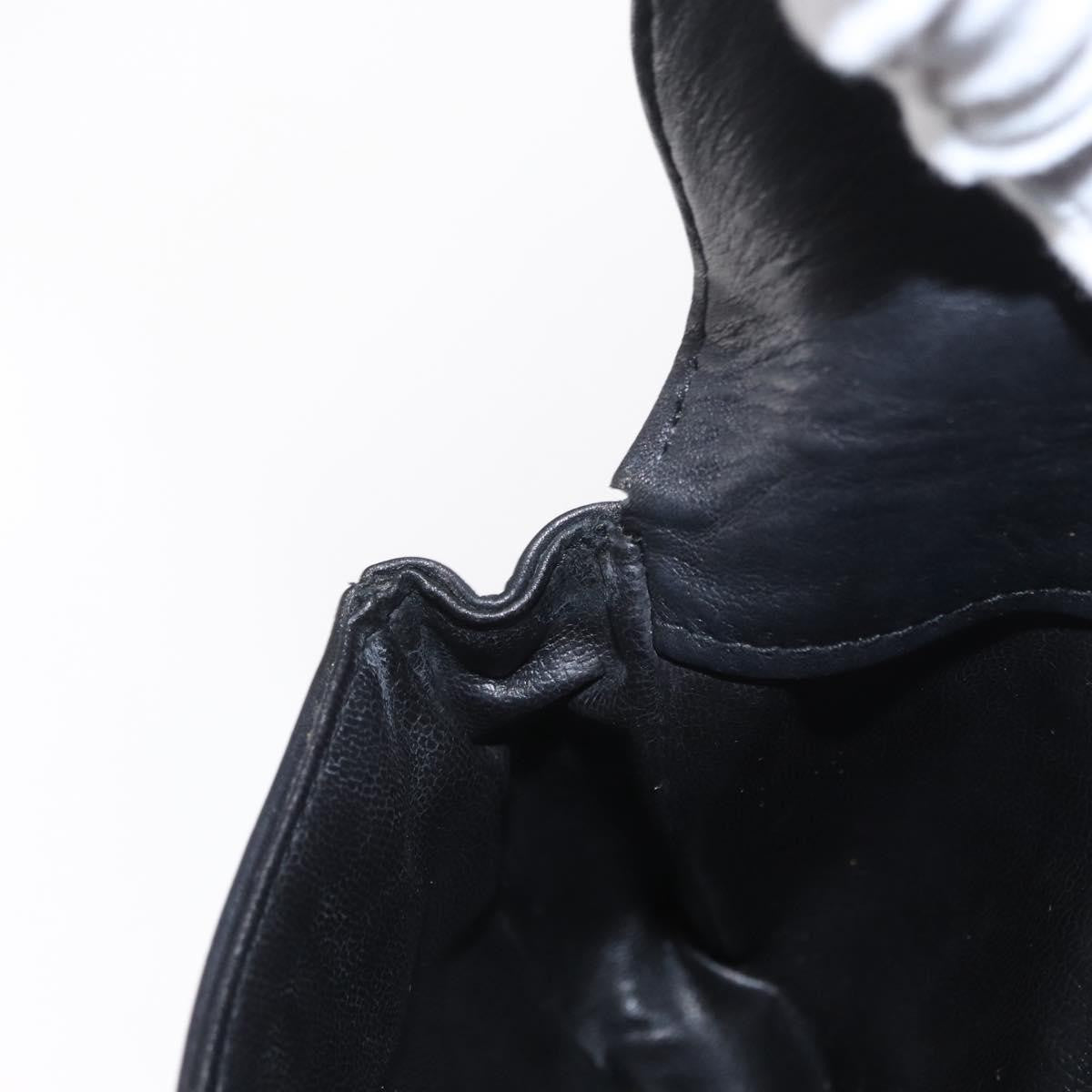 Chanel Chain Envelope Belt Bag Quilted Calfskin Black Leather Clutche & Pouche Bag (Pre-Owned)