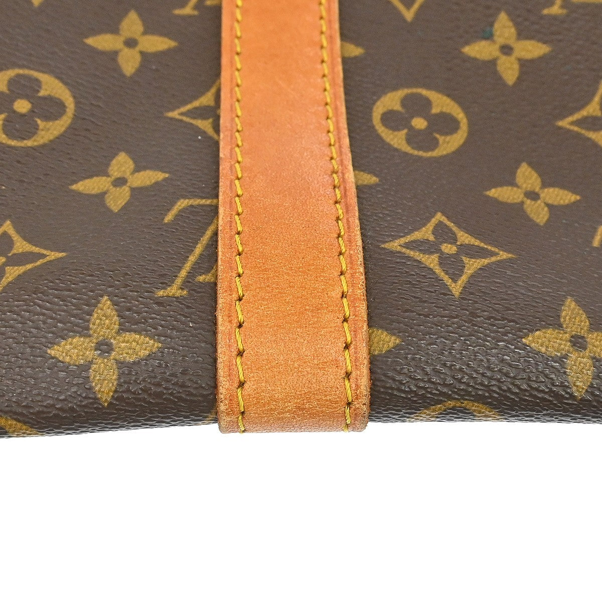 Louis Vuitton Keepall Bag Monogram Canvas Brown Canvas Travel Bag Bag (Pre-Owned)