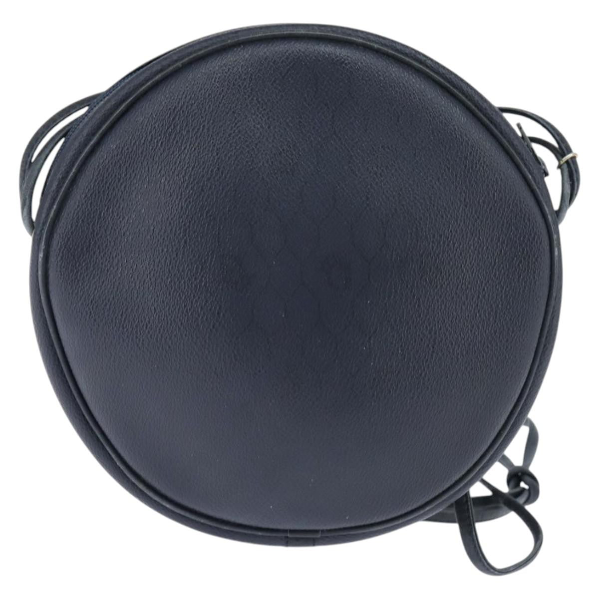 Christian Dior Vintage Honeycomb Shoulder Bag Canvas And Leather Navy Pvc Shoulder Bag Bag (Pre-Owned)