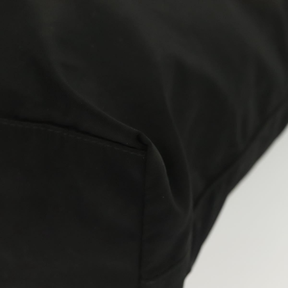 Prada Vintage Tote Tessuto Black Nylon Tote Bag Bag (Pre-Owned)