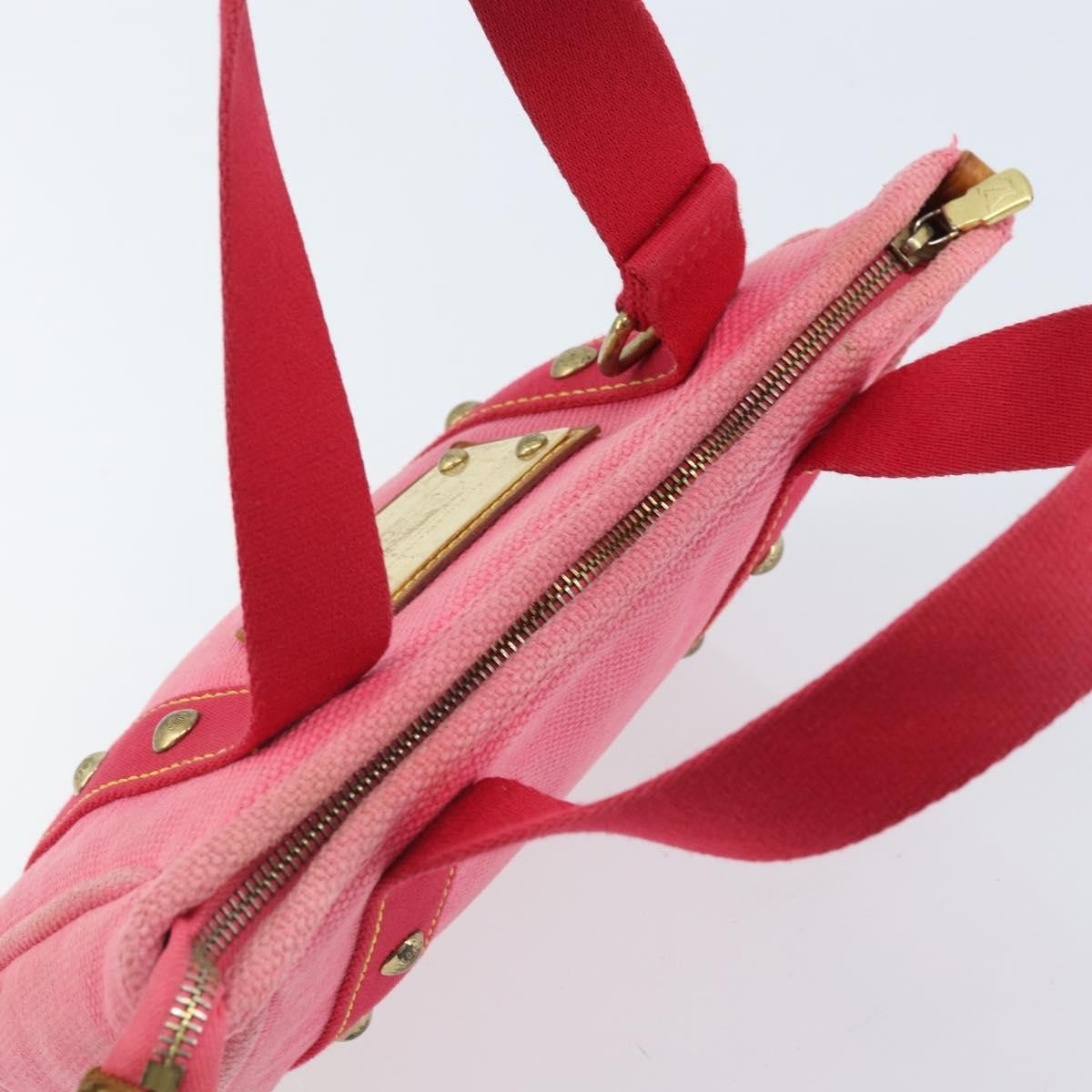 Louis Vuitton Antigua Tote Canvas Pink Canvas Handbag (Pre-Owned)