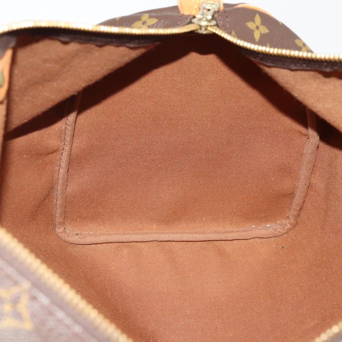 Louis Vuitton Keepall Bag Monogram Canvas Brown Canvas Travel Bag Bag (Pre-Owned)