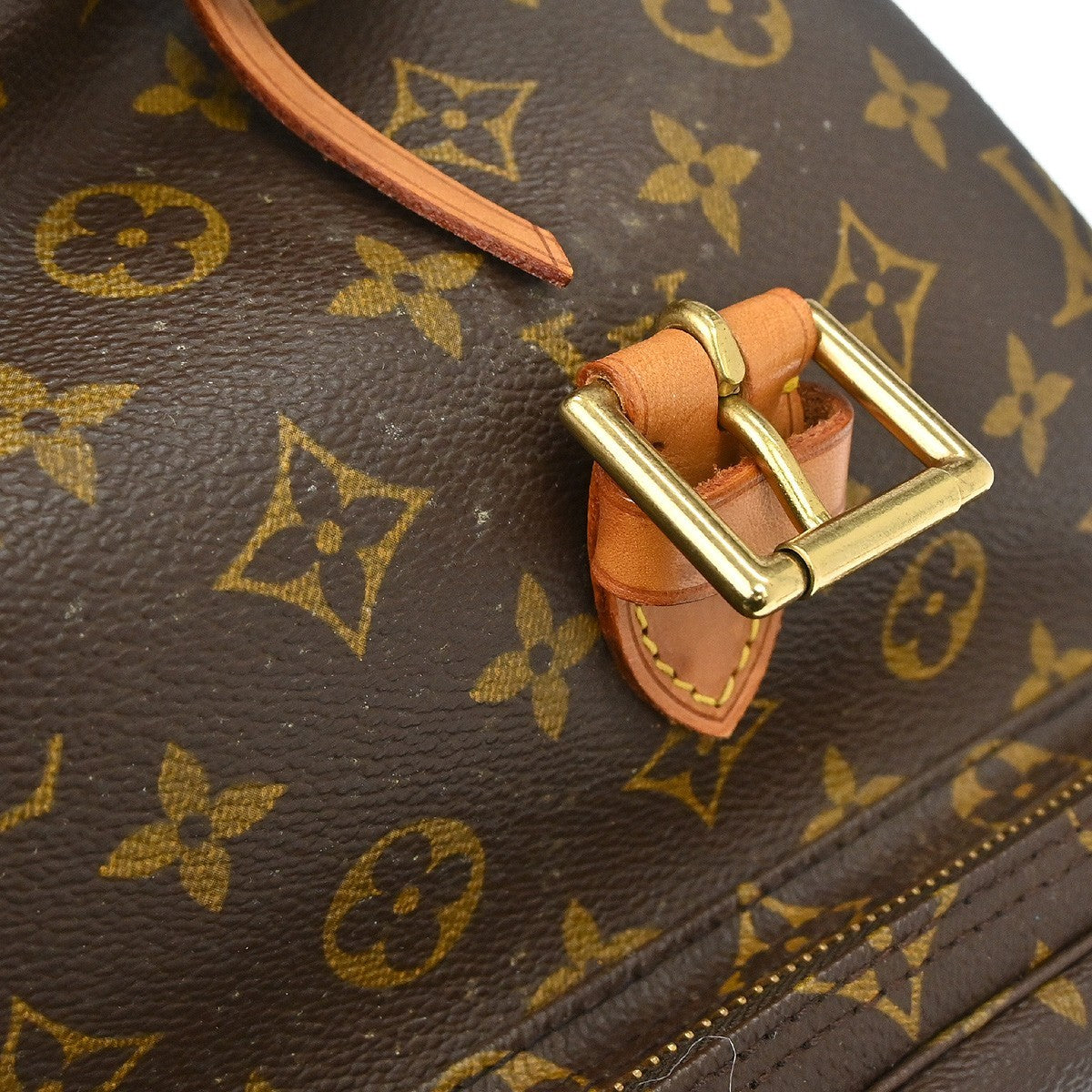 Louis Vuitton Vintage Montsouris Backpack Monogram Canvas Brown Canvas Backpack Bag (Pre-Owned)