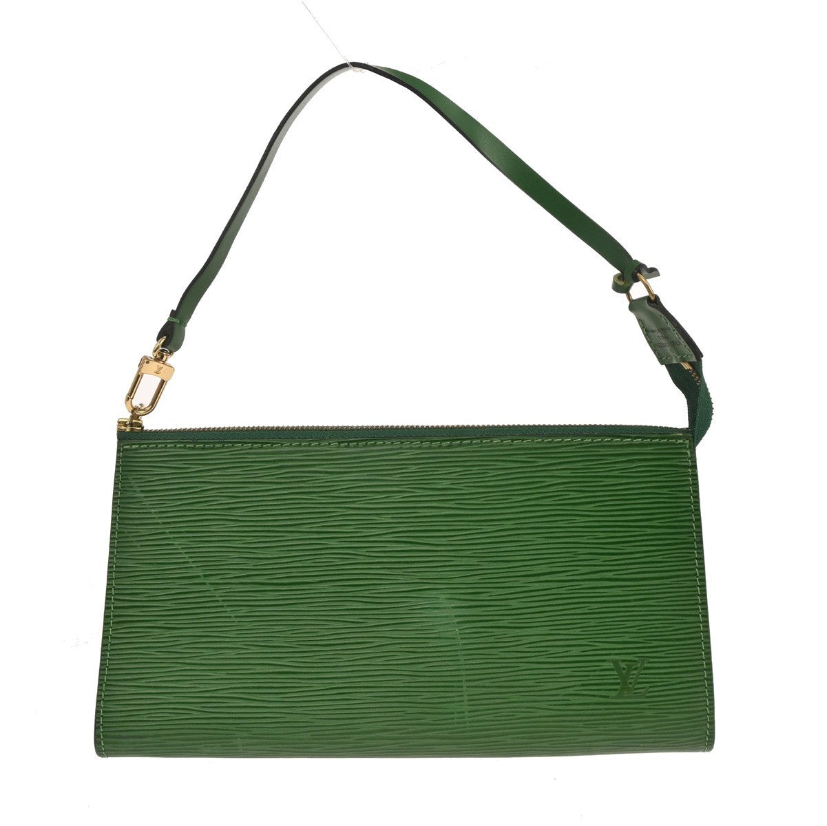 Louis Vuitton Pochette Accessoires Epi Leather Green Leather Clutche & Pouche Bag (Pre-Owned)