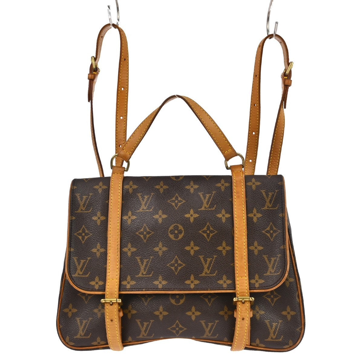 Louis Vuitton Marelle Sac A Dos Backpack Monogram Canvas Brown Canvas Backpack Bag (Pre-Owned)