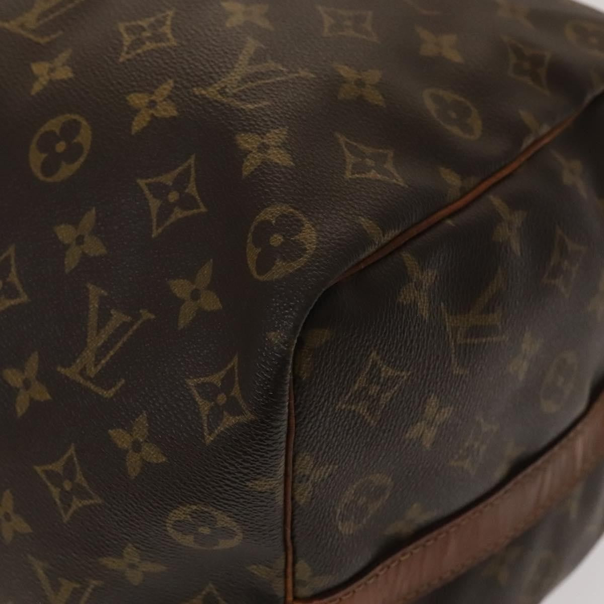 Louis Vuitton Keepall Bandouliere Bag Monogram Canvas Brown Canvas Travel Bag Bag (Pre-Owned)