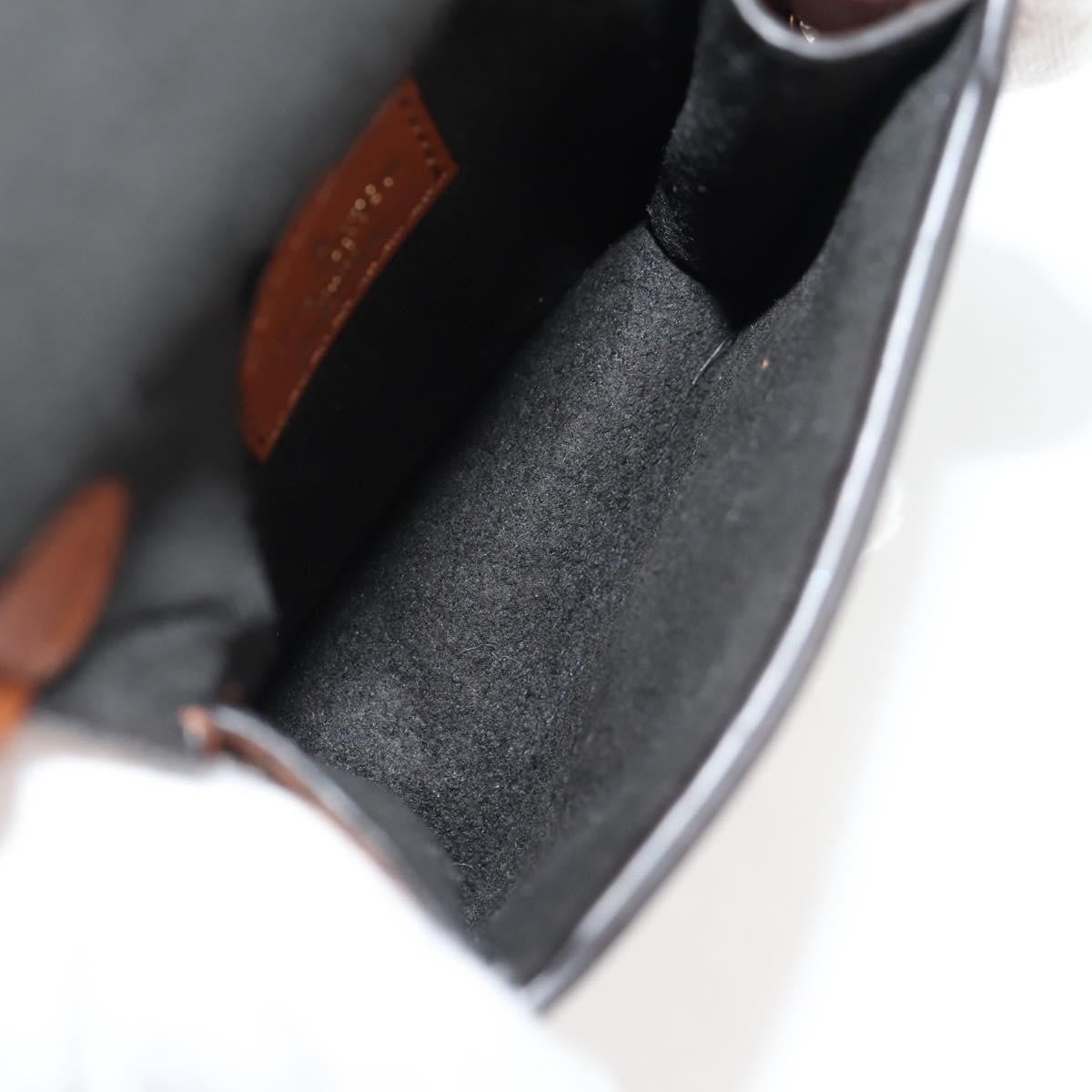 Louis Vuitton Dauphine Chain Wallet Reverse Monogram Canvas Brown Canvas Bag (Pre-Owned)