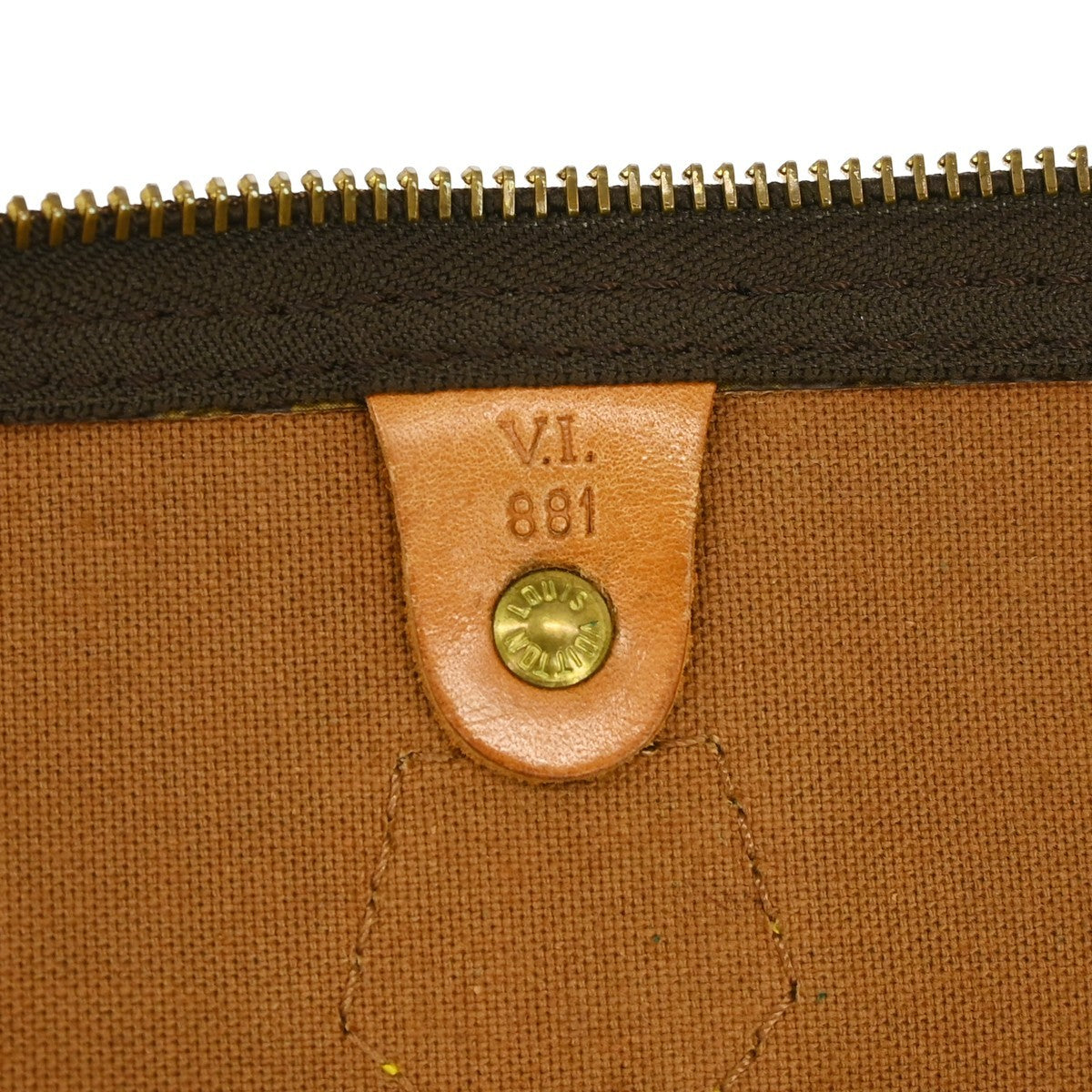 Louis Vuitton Speedy Handbag Monogram Canvas Brown Canvas Handbag (Pre-Owned)