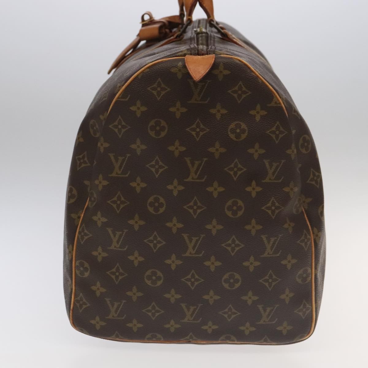 Louis Vuitton Keepall Bag Monogram Canvas Brown Canvas Travel Bag Bag (Pre-Owned)