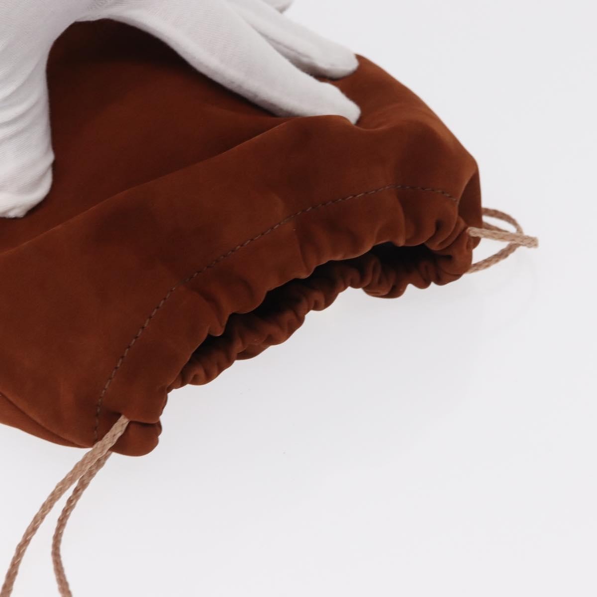 Gucci Pochette Suede Brown Suede Clutche & Pouche Bag (Pre-Owned)