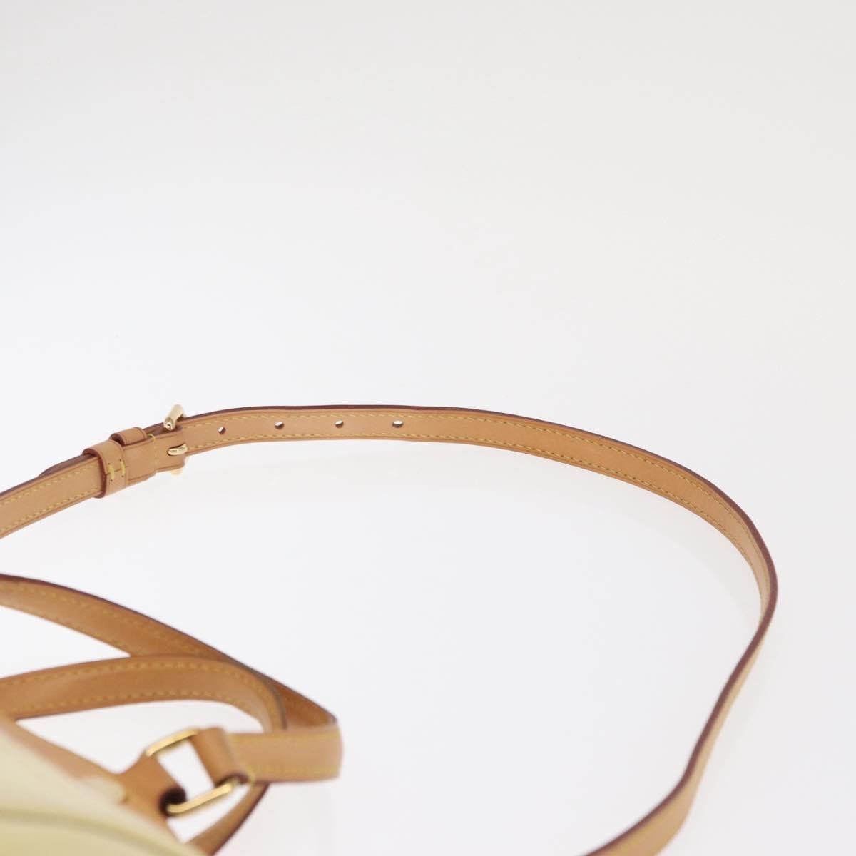 Louis Vuitton Brea Handbag Monogram Vernis Beige Patent_Leather Handbag (Pre-Owned)
