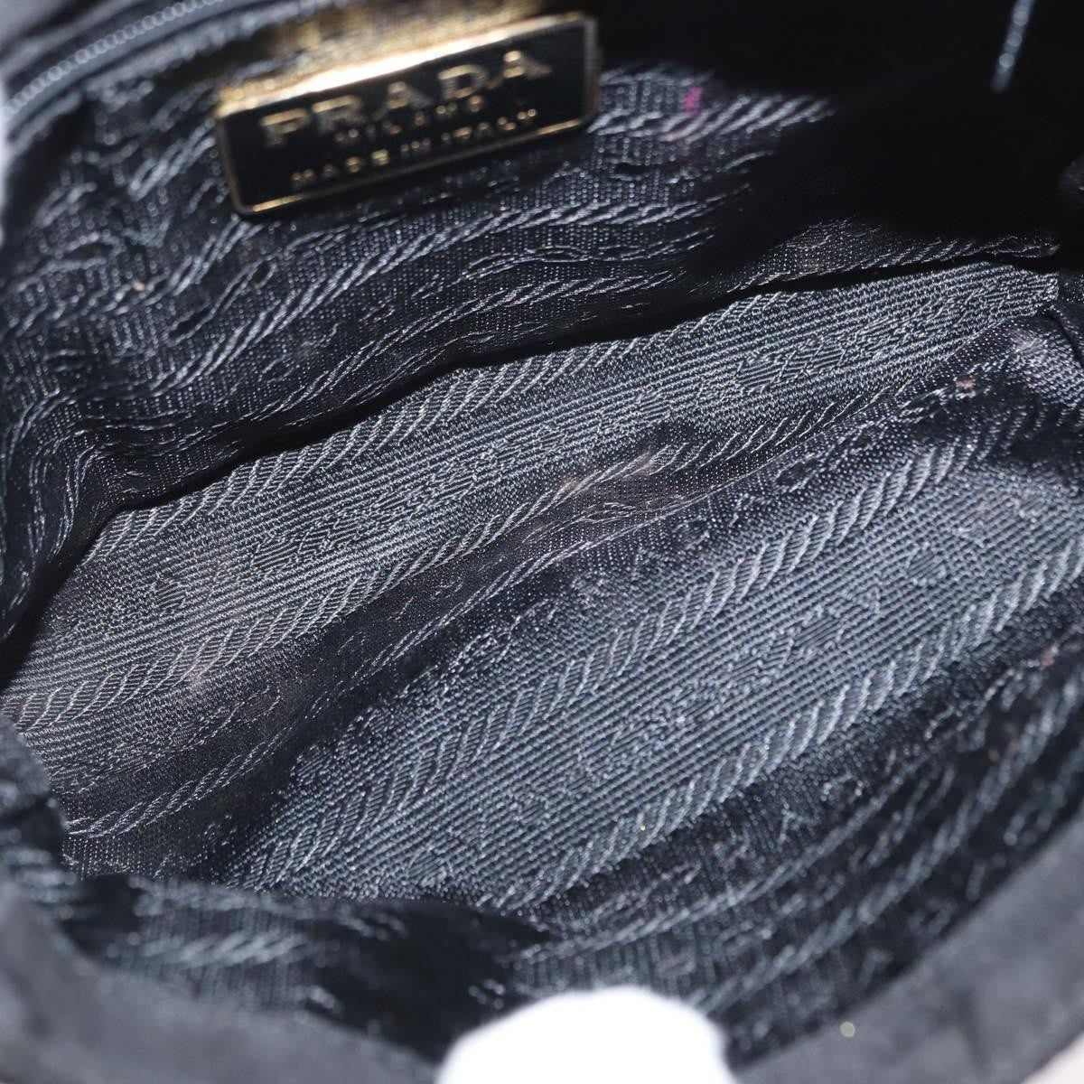 Prada Vintage Shoulder Bag Tessuto Black Nylon Shoulder Bag Bag (Pre-Owned)