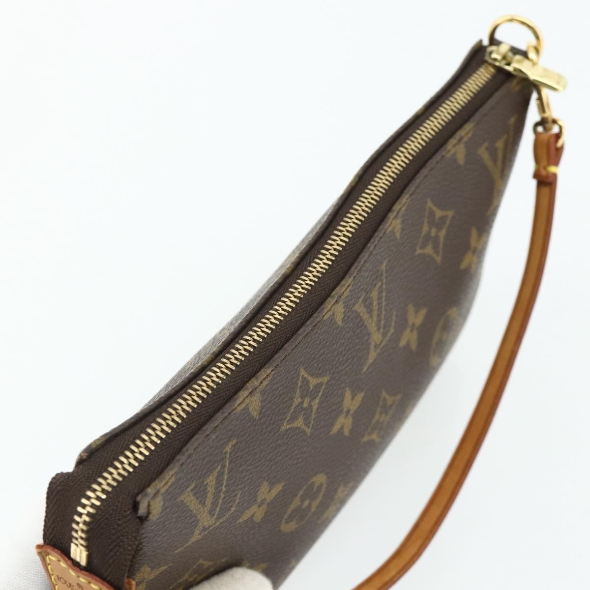 Louis Vuitton Pochette Accessoires Monogram Canvas Brown Canvas Clutche & Pouche Bag (Pre-Owned)