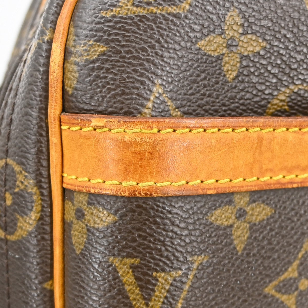 Louis Vuitton Reporter Bag Monogram Canvas Brown Canvas Shoulder Bag Bag (Pre-Owned)