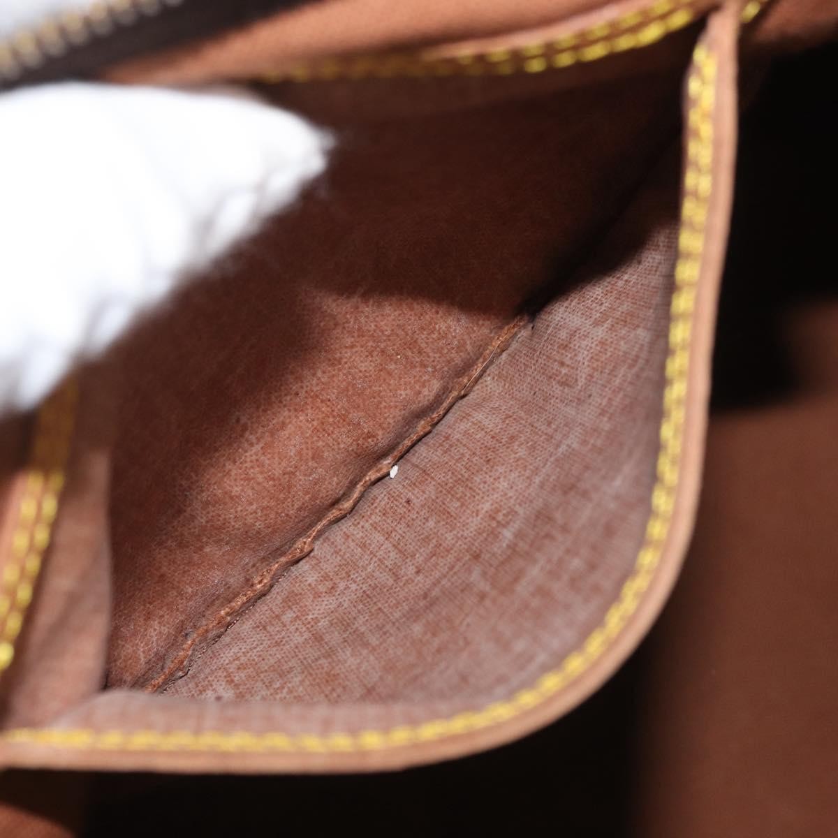 Louis Vuitton Speedy Handbag Monogram Canvas Brown Canvas Handbag (Pre-Owned)