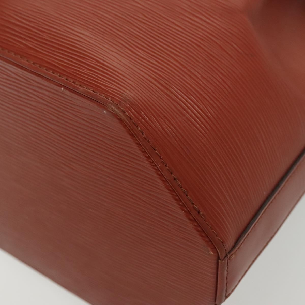 Louis Vuitton Vintage Sac D'epaule Handbag Epi Leather Brown Leather Bag (Pre-Owned)