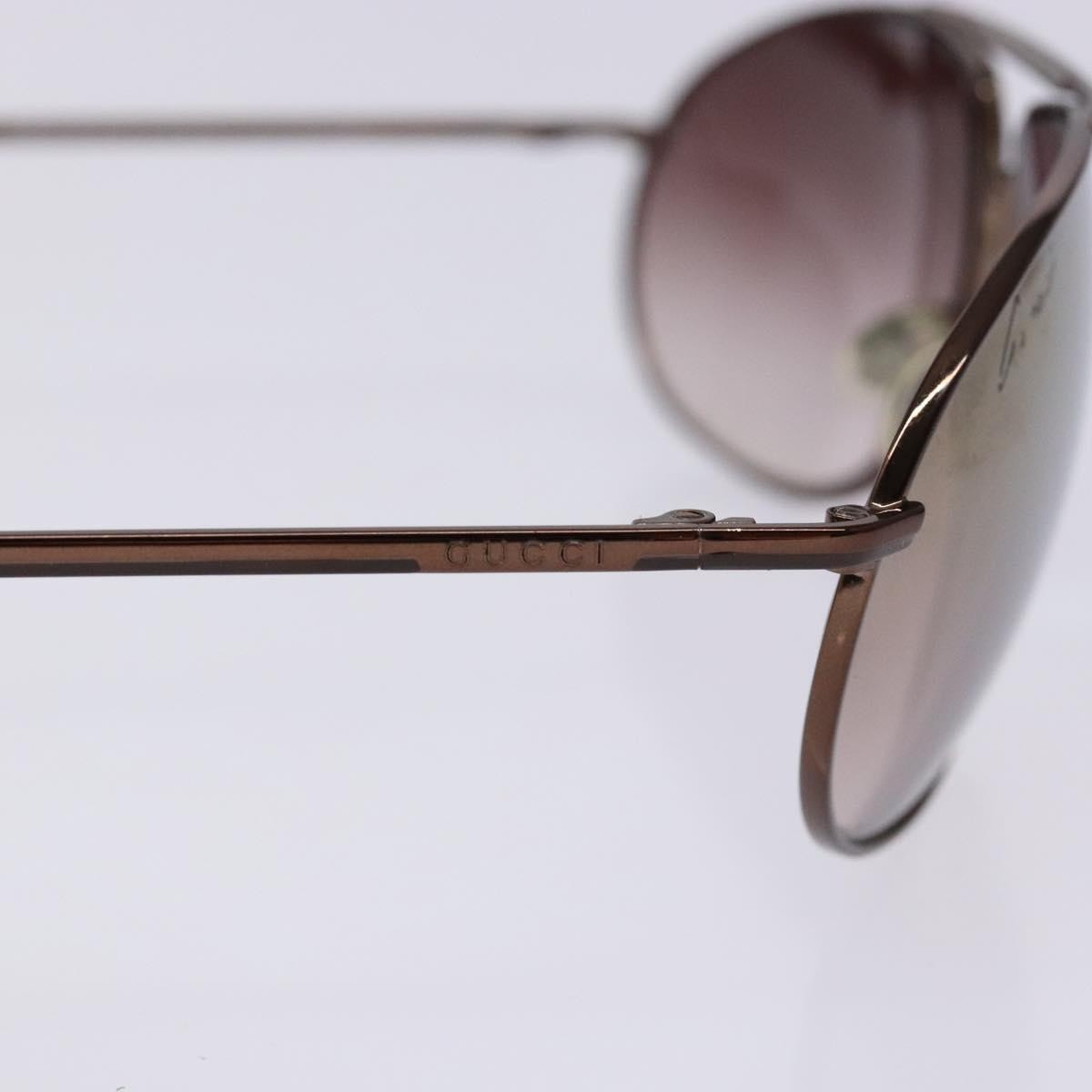 Gucci Eyewear Sunglasses Brown Metal Sunglasse Accessory (Pre-Owned)