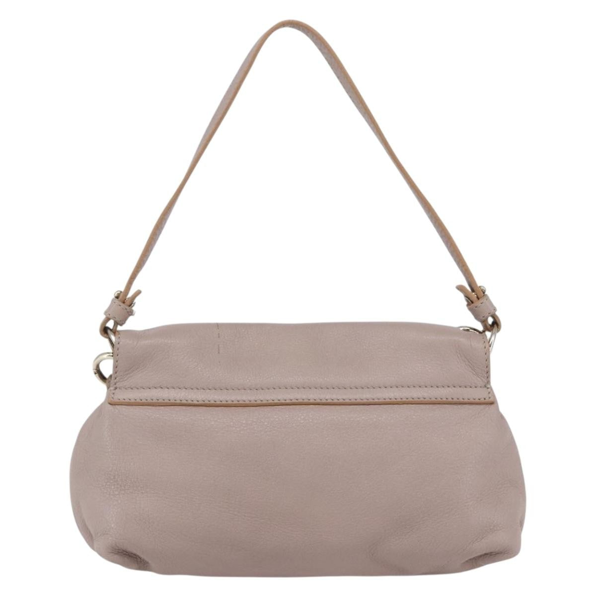 Chloe Lily Shoulder Bag Leather Pink Leather Shoulder Bag Bag (Pre-Owned)
