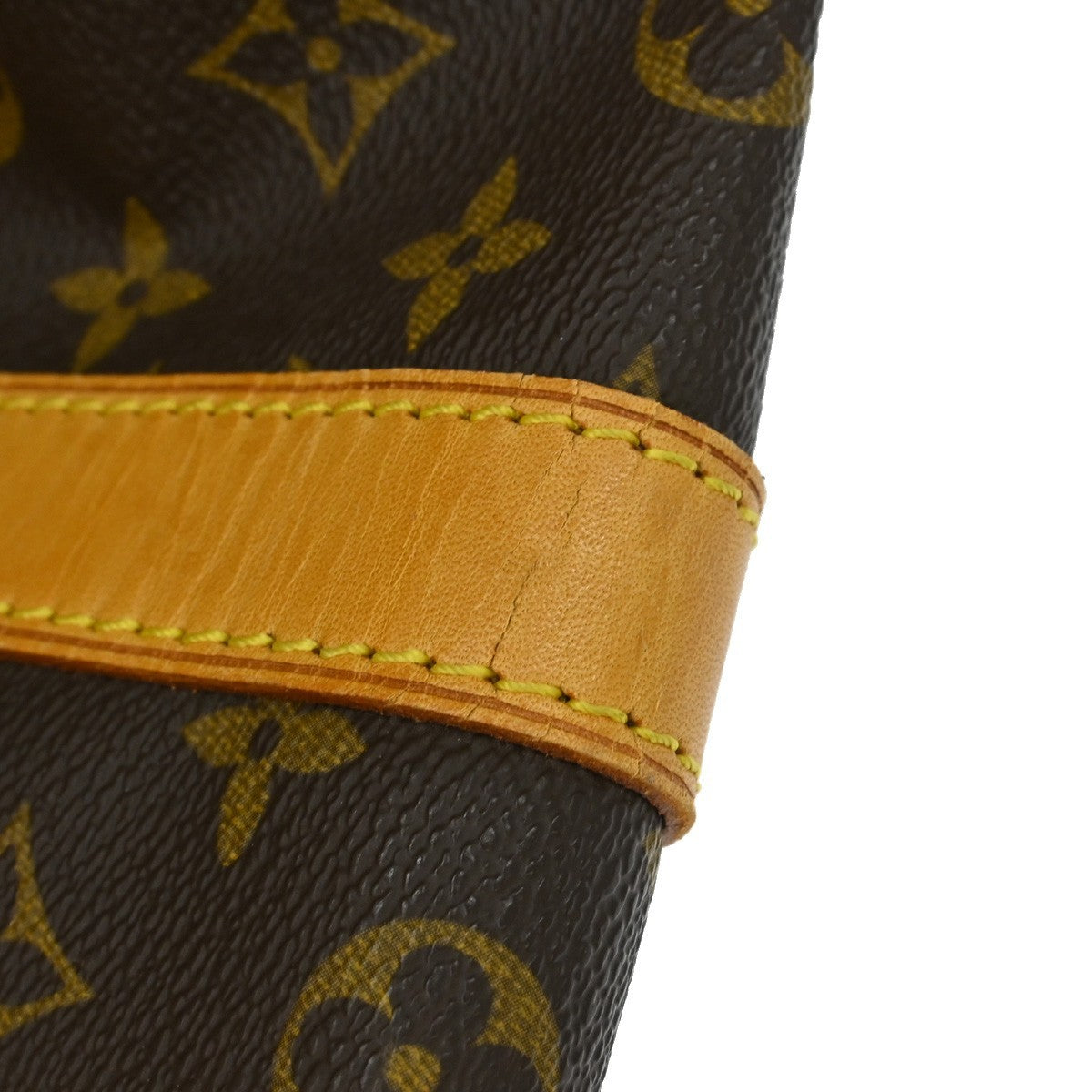 Louis Vuitton Keepall Bag Monogram Canvas Brown Canvas Travel Bag Bag (Pre-Owned)