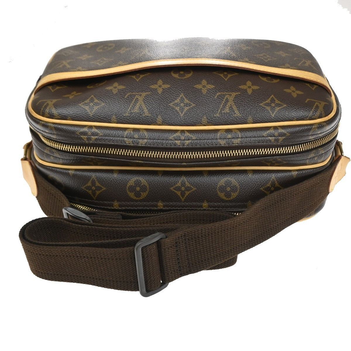 Louis Vuitton Reporter Bag Monogram Canvas Brown Canvas Shoulder Bag Bag (Pre-Owned)