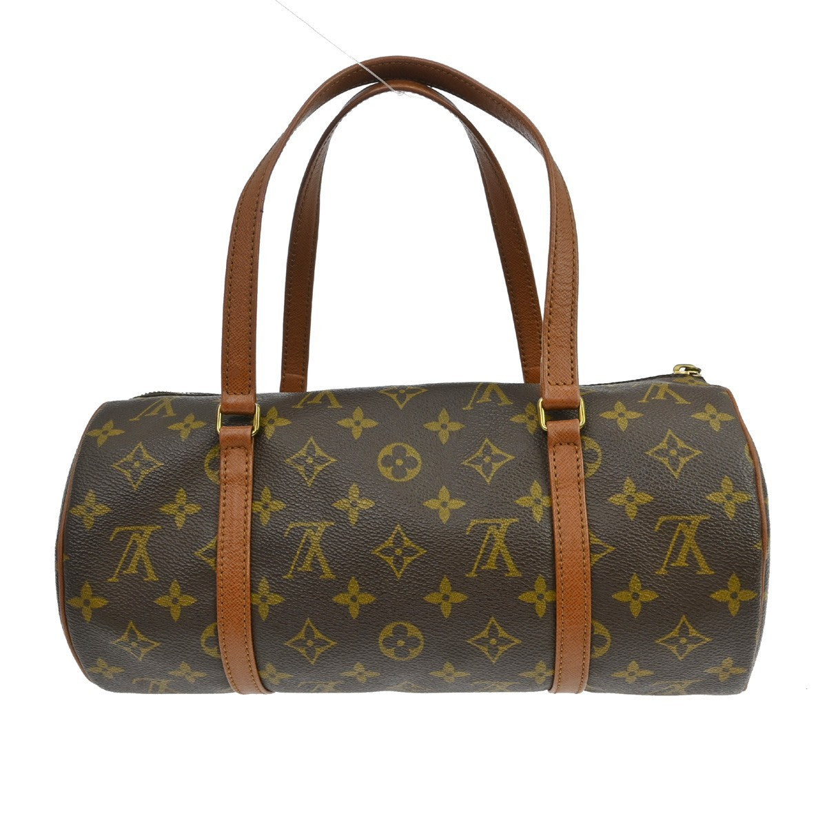 Louis Vuitton Papillon Handbag Monogram Canvas Brown Canvas Handbag (Pre-Owned)