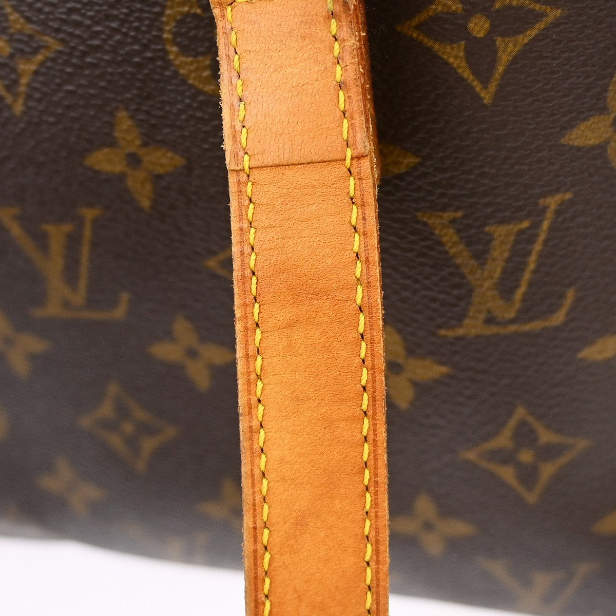 Louis Vuitton Cite Handbag Monogram Canvas Brown Canvas Shoulder Bag Bag (Pre-Owned)