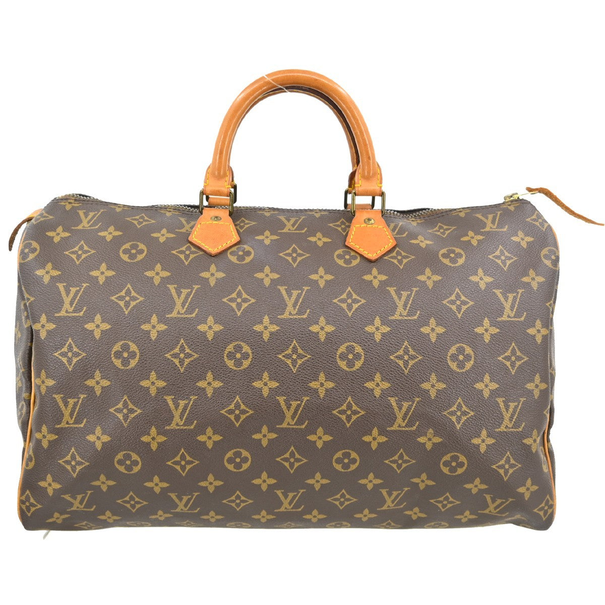 Louis Vuitton Speedy Handbag Monogram Canvas Brown Canvas Handbag (Pre-Owned)