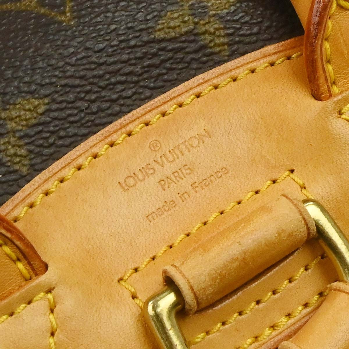 Louis Vuitton Vintage Montsouris Backpack Monogram Canvas Brown Canvas Backpack Bag (Pre-Owned)