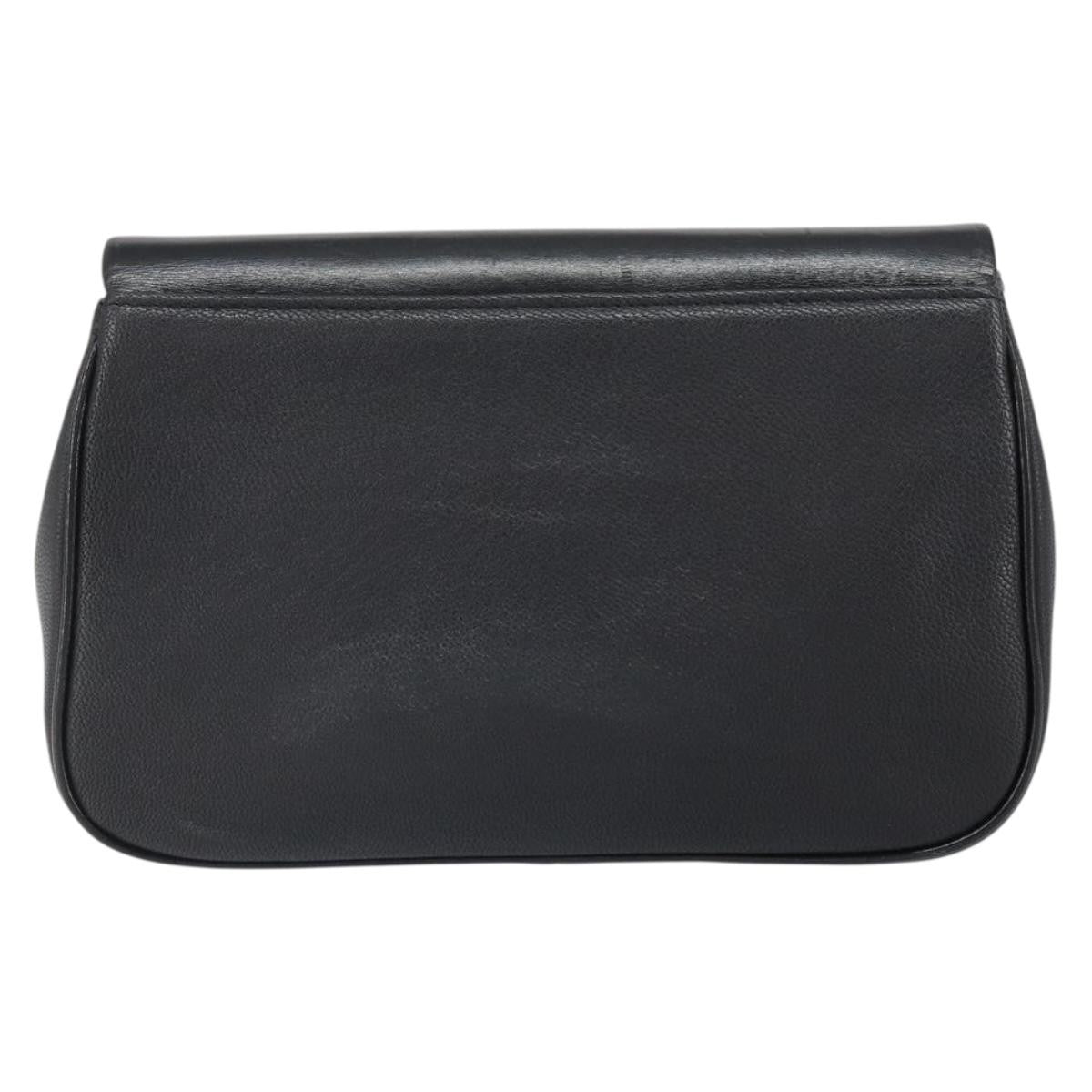 Givenchy Vintage 4G Shoulder Bag Leather Black Leather Shoulder Bag Bag (Pre-Owned)