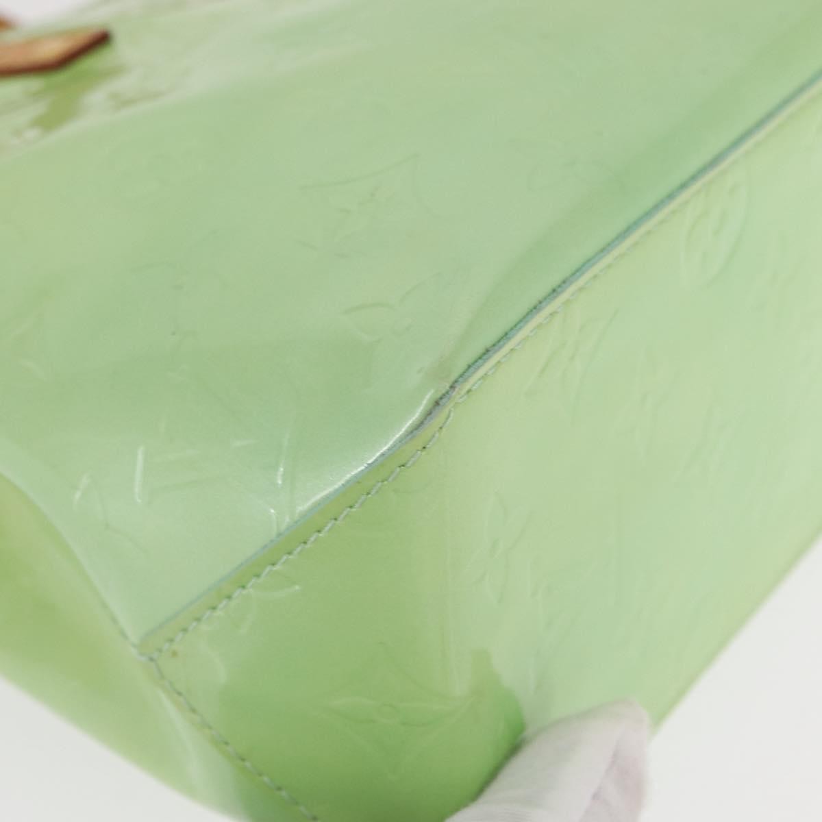 Louis Vuitton Reade Handbag Monogram Vernis Green Patent_Leather Tote Bag Bag (Pre-Owned)