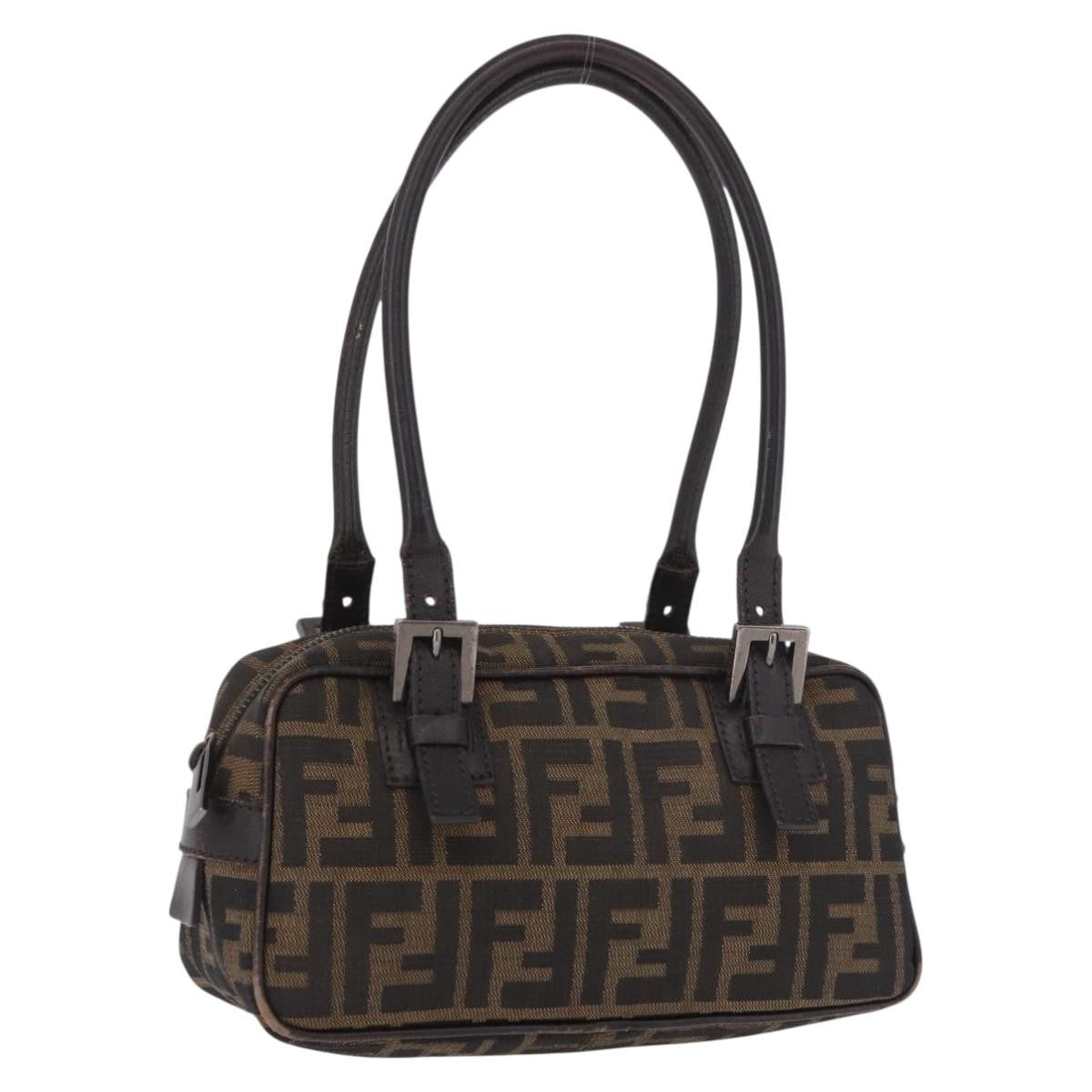 Fendi Zucca Tote Bag Ff Motif Multicolour Canvas Shoulder Bag Bag (Pre-Owned)
