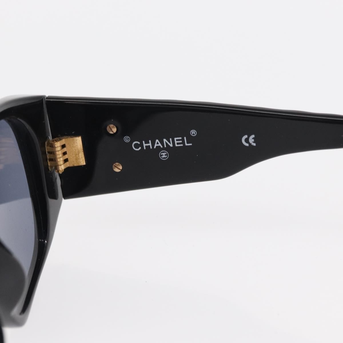 Chanel Logo Cc Sunglasses Plastic Black Plastic Sunglasse Accessory (Pre-Owned)