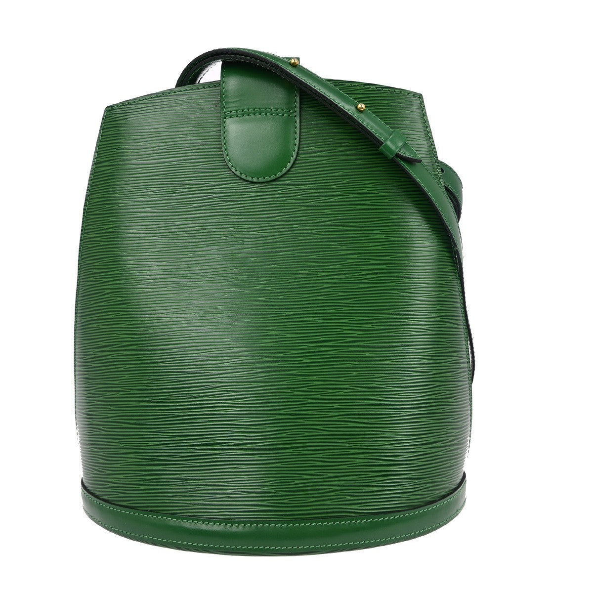 Louis Vuitton Cluny Shoulder Bag Epi Leather Green Leather Shoulder Bag Bag (Pre-Owned)