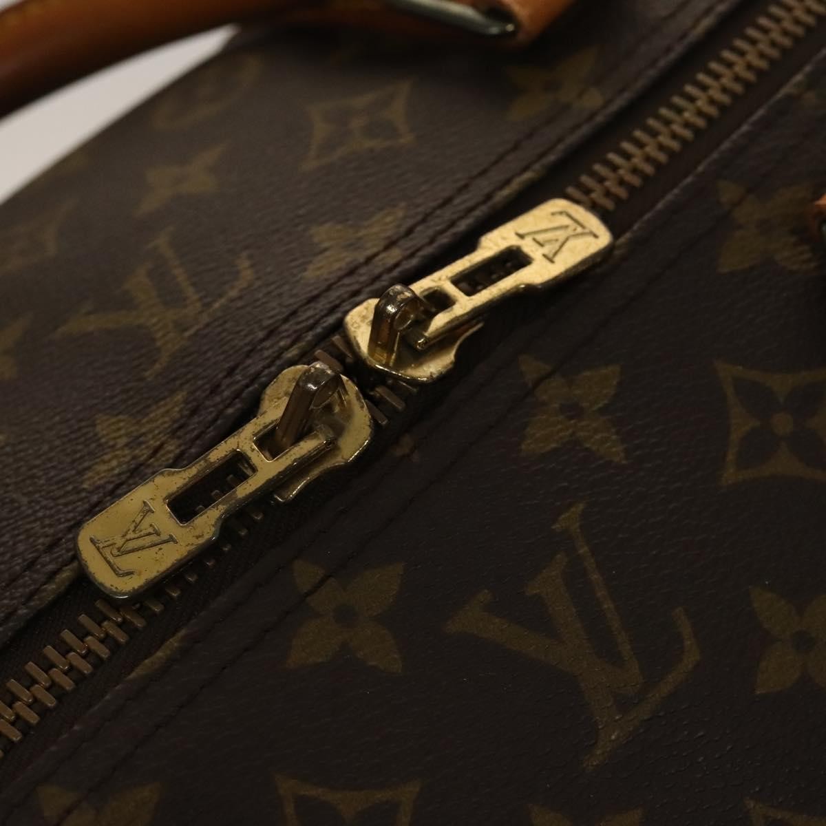 Louis Vuitton Keepall Bag Monogram Canvas Brown Canvas Travel Bag Bag (Pre-Owned)
