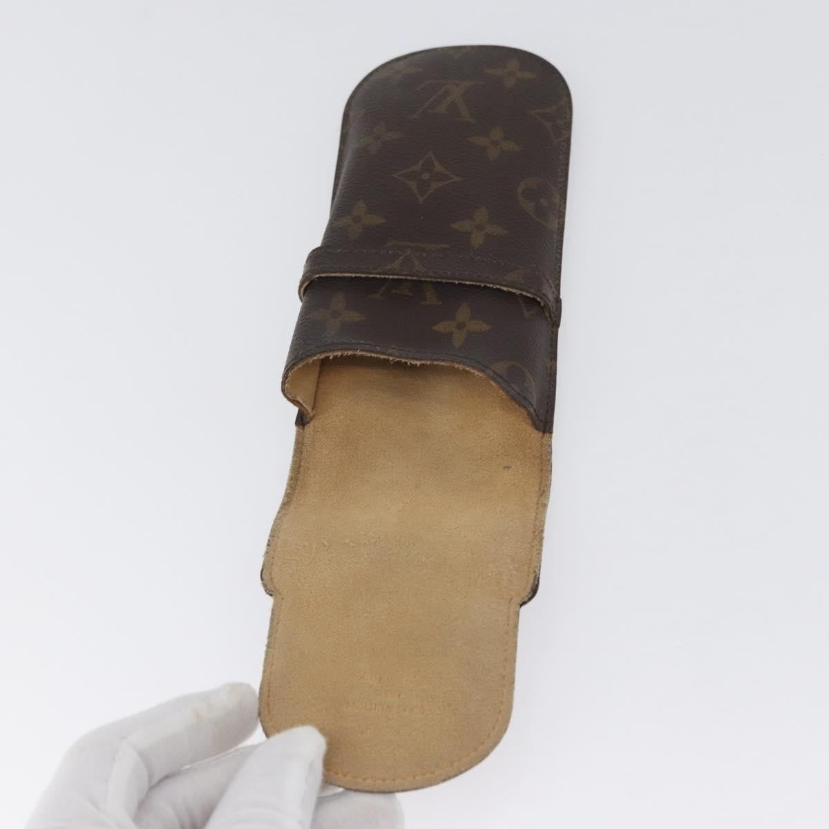 Louis Vuitton Etui À Lunette Canvas Brown Canvas Wallets Accessory (Pre-Owned)