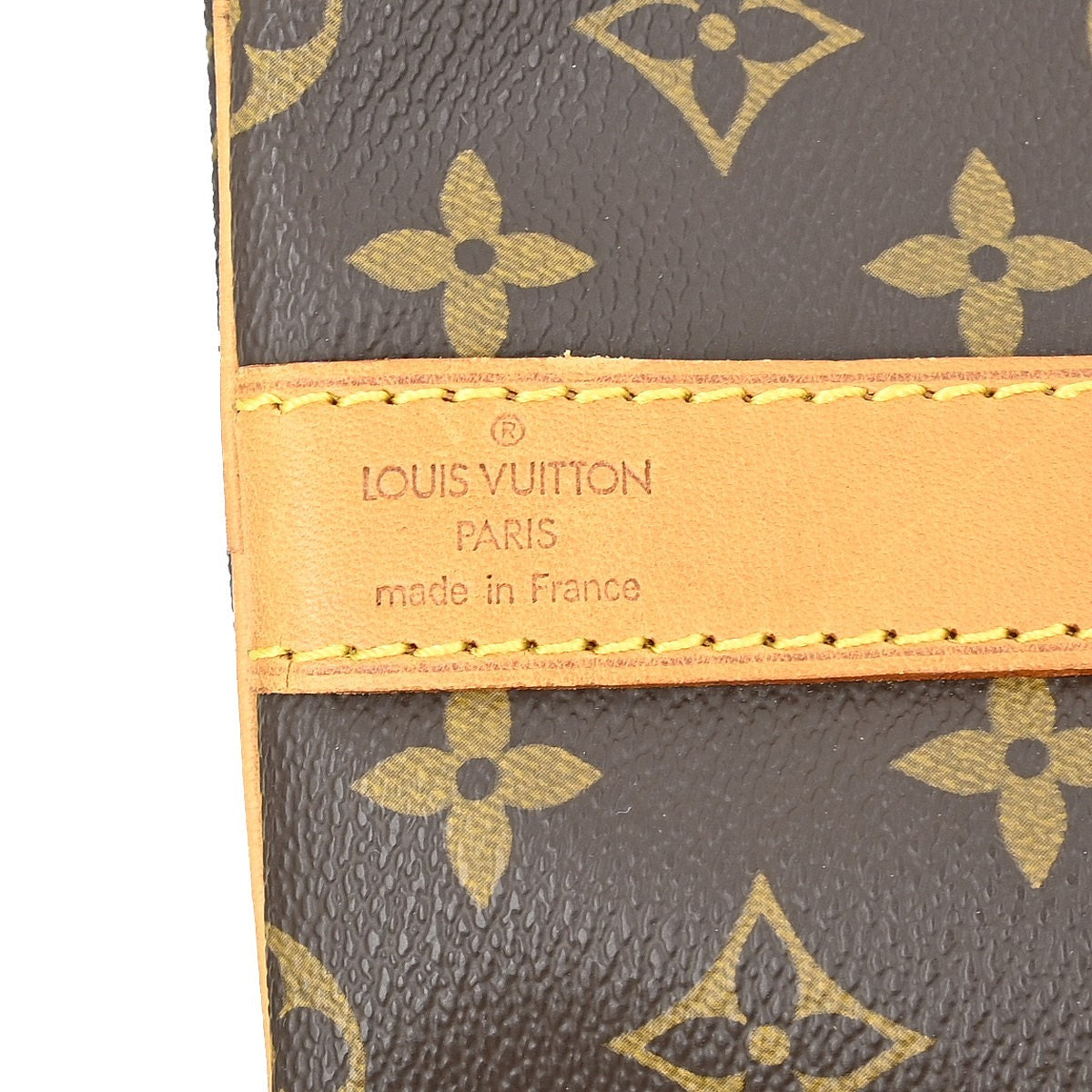 Louis Vuitton Keepall Bandouliere Bag Monogram Canvas Brown Canvas Travel Bag Bag (Pre-Owned)