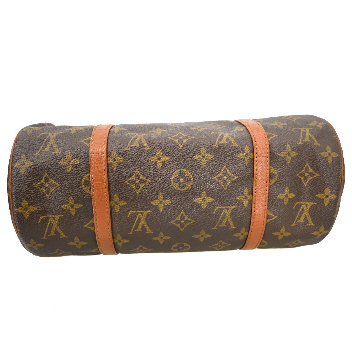 Louis Vuitton Papillon Handbag Monogram Canvas Brown Canvas Handbag (Pre-Owned)