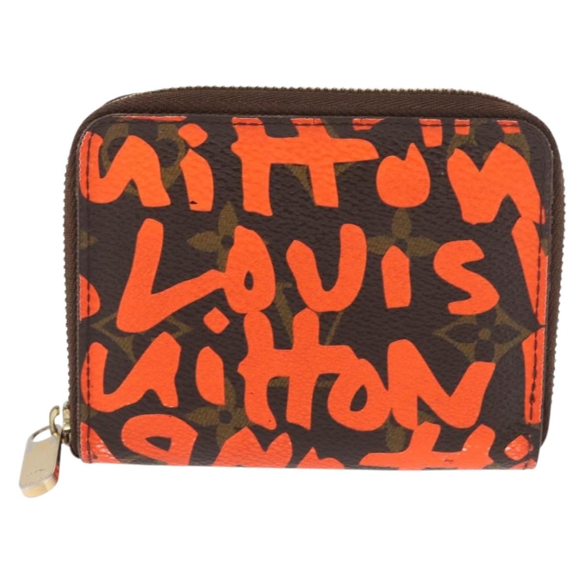 Louis Vuitton Porte-Monnaie Zippy Wallet Monogramme Empreinte Orange Canvas Wallets Accessory (Pre-Owned)