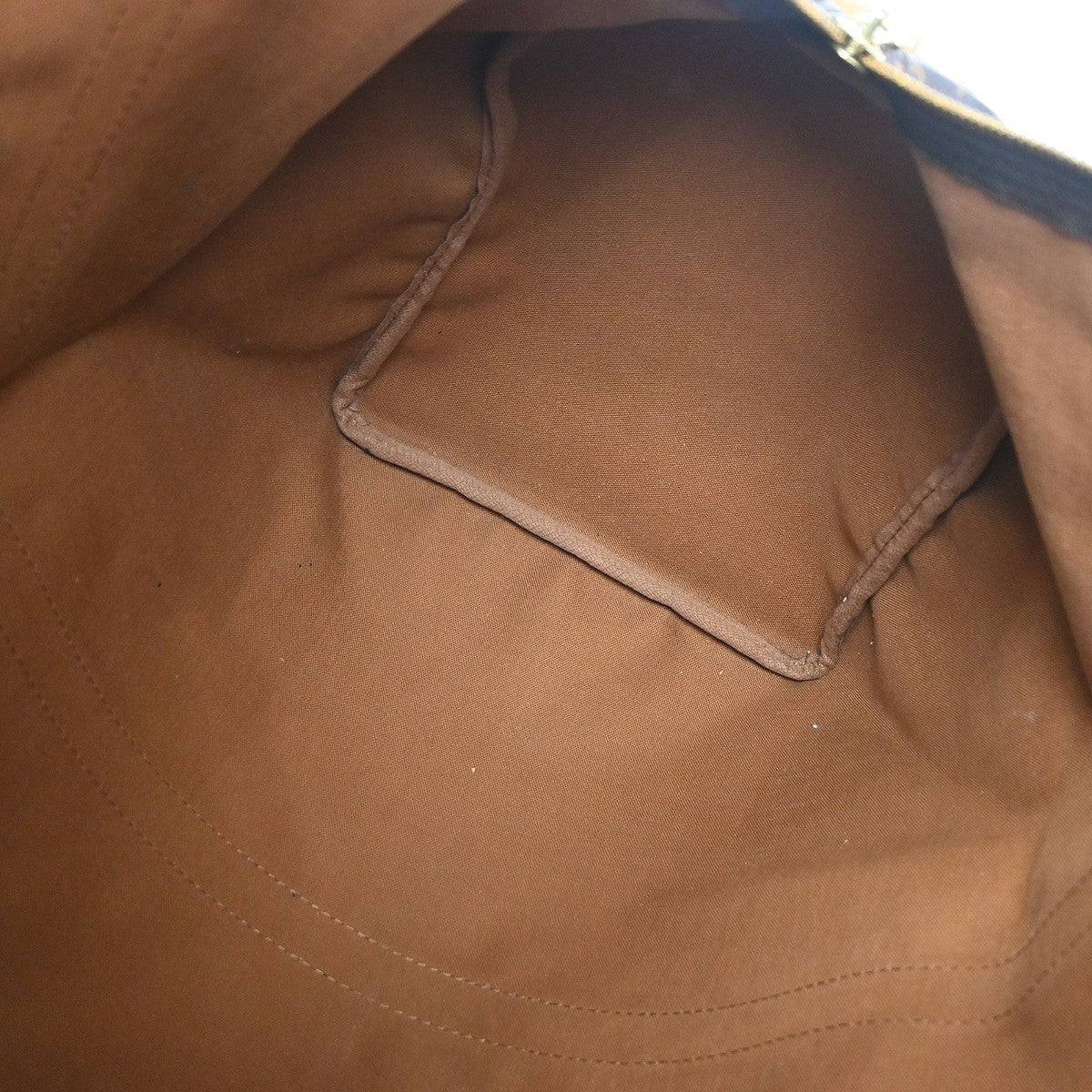 Louis Vuitton Keepall Bag Monogram Canvas Brown Canvas Travel Bag Bag (Pre-Owned)
