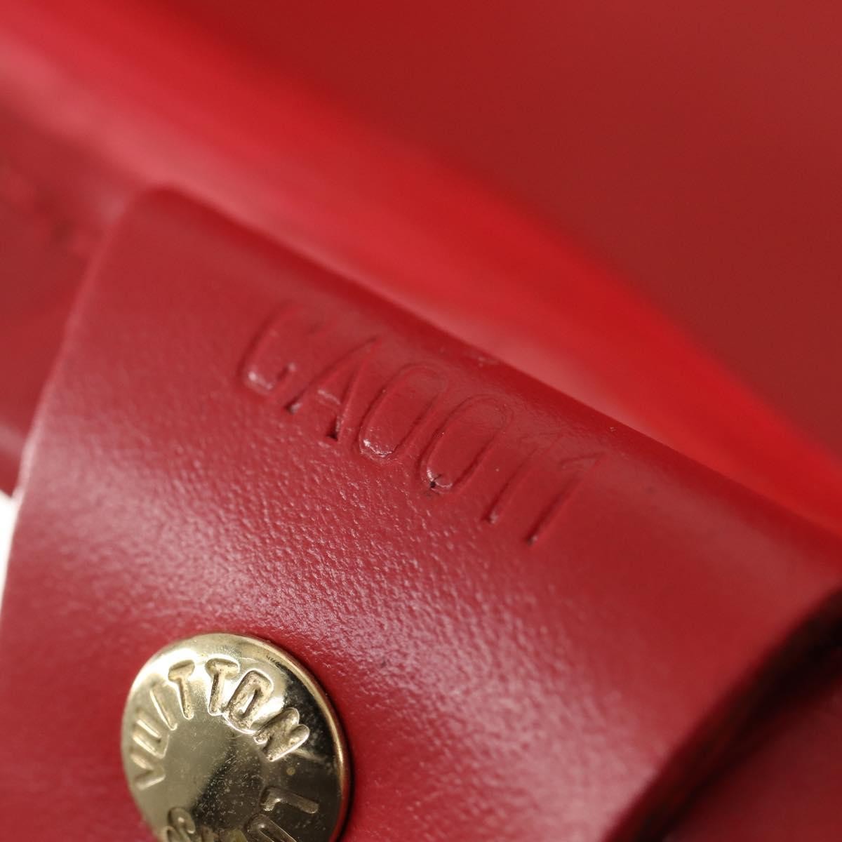 Louis Vuitton Plage Lagoon Bay Handbag Vinyl Epi Leather Red Plastic Tote Bag Bag (Pre-Owned)