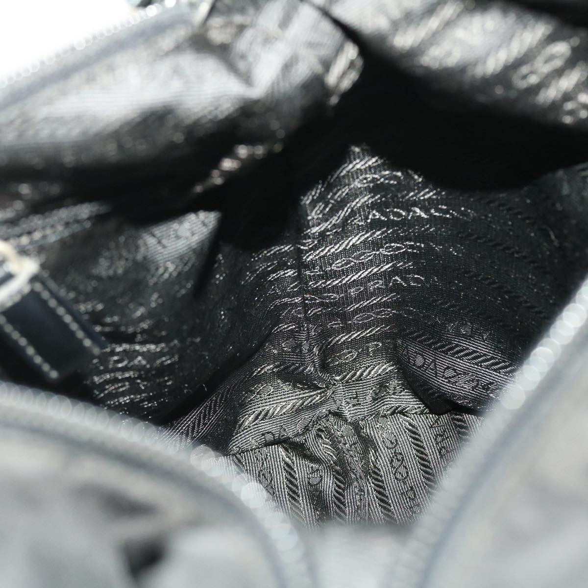 Prada Vintage Shoulder Bag Tessuto Black Nylon Shoulder Bag Bag (Pre-Owned)