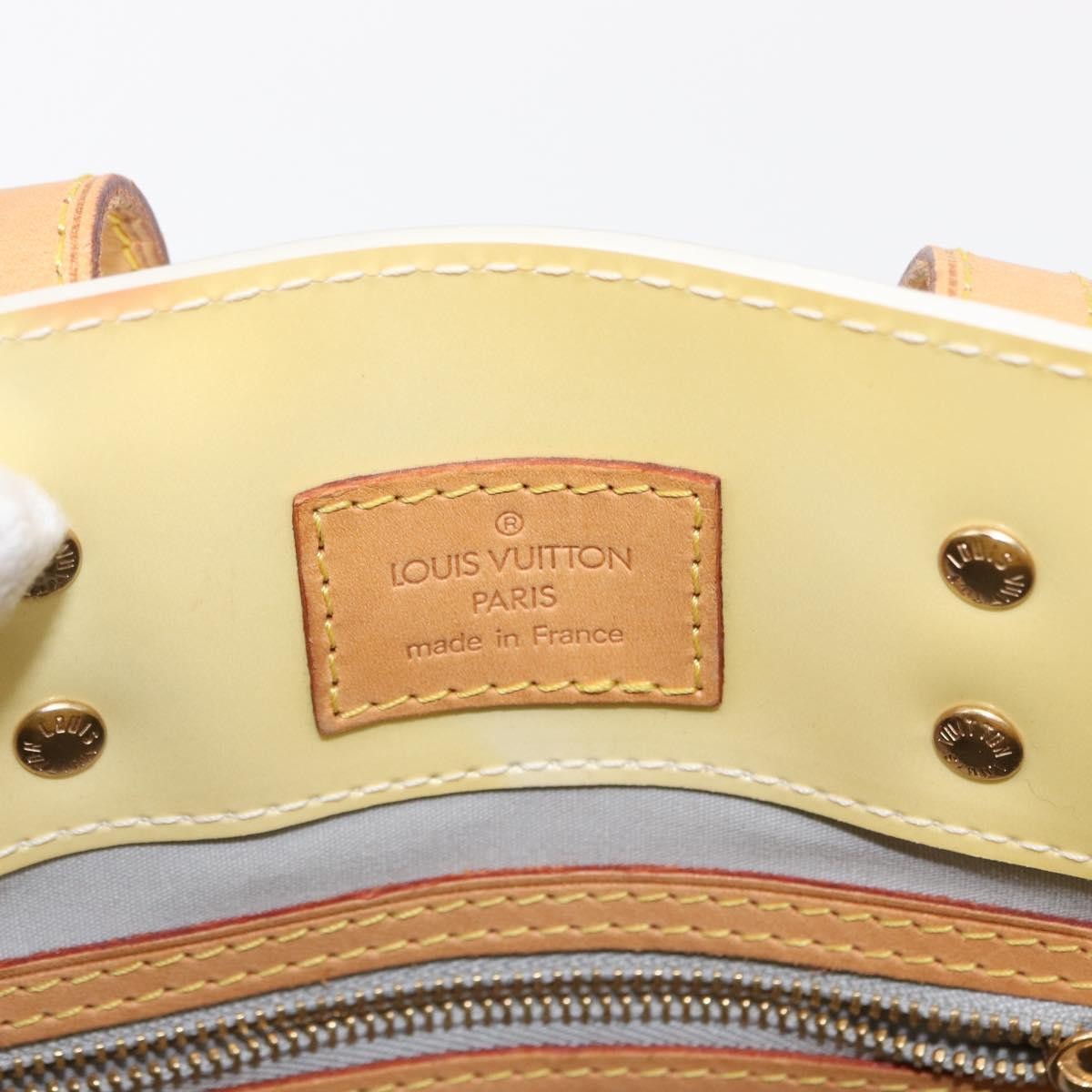 Louis Vuitton Reade Handbag Monogram Vernis Beige Patent_Leather Tote Bag Bag (Pre-Owned)