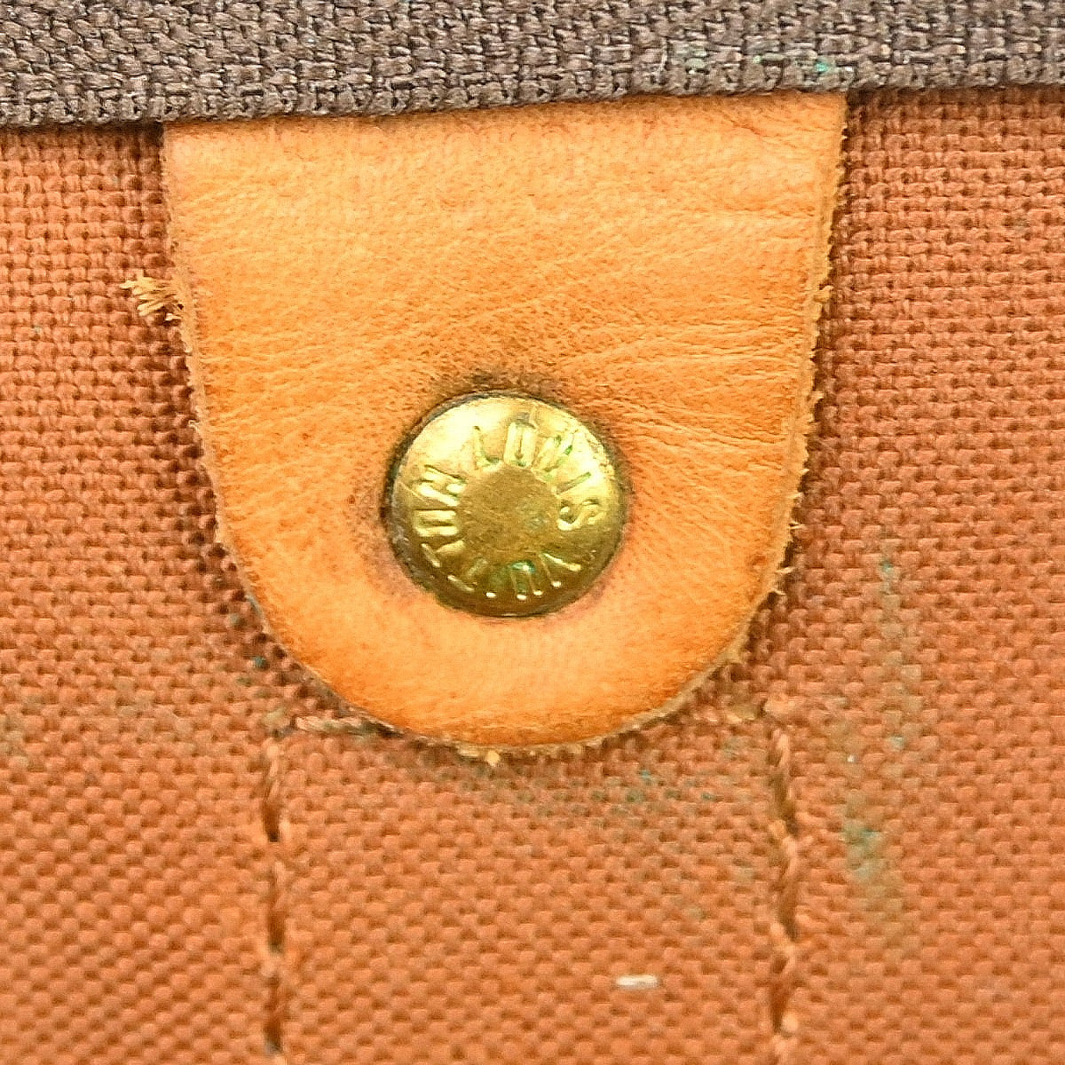 Louis Vuitton Keepall Bag Monogram Canvas Brown Canvas Travel Bag Bag (Pre-Owned)