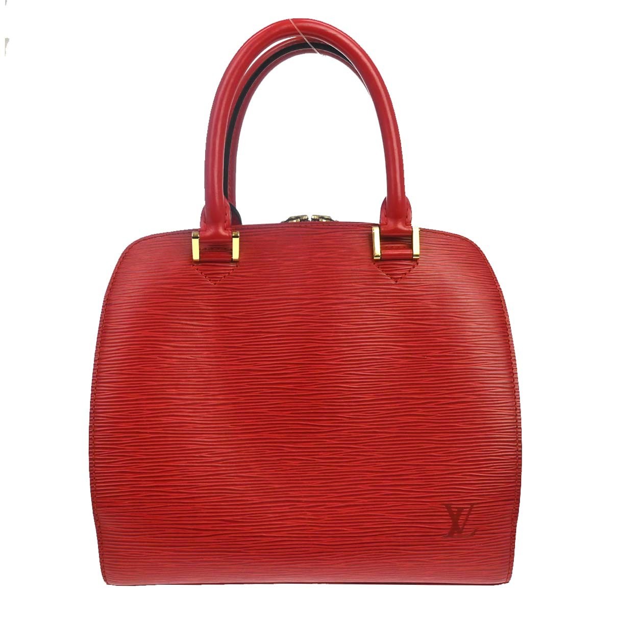 Louis Vuitton Pont Neuf Handbag Epi Leather Red Leather Handbag (Pre-Owned)